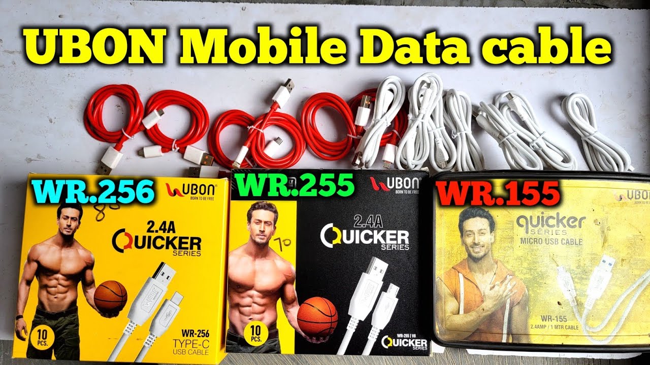 UBON Mobile Data cable || type-c cable || Micro USB cable || Normal cable || Electronics Verma
