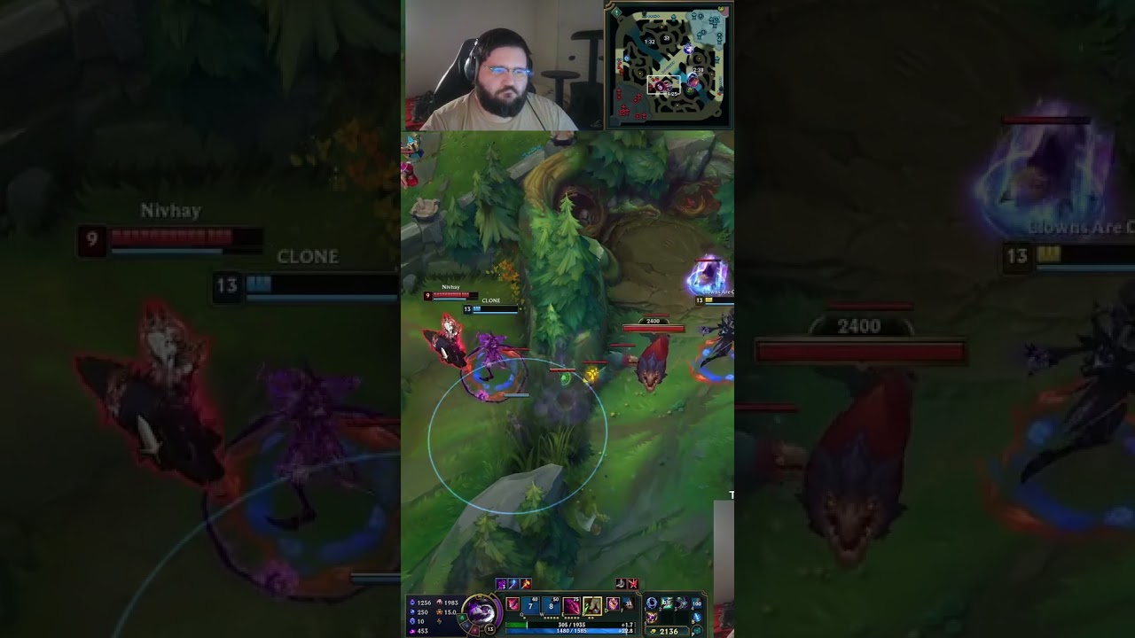 Pink Ward being an absolute menace on AP Shaco... #leagueoflegends #shaco #pinkward