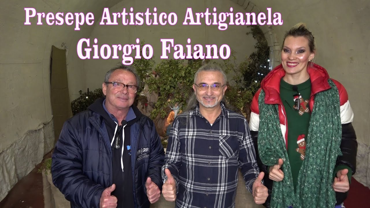 Presepe Artistico Artigianale 2024, del Presepista Giorgio Faiano di Castellana Grotte (Ba)