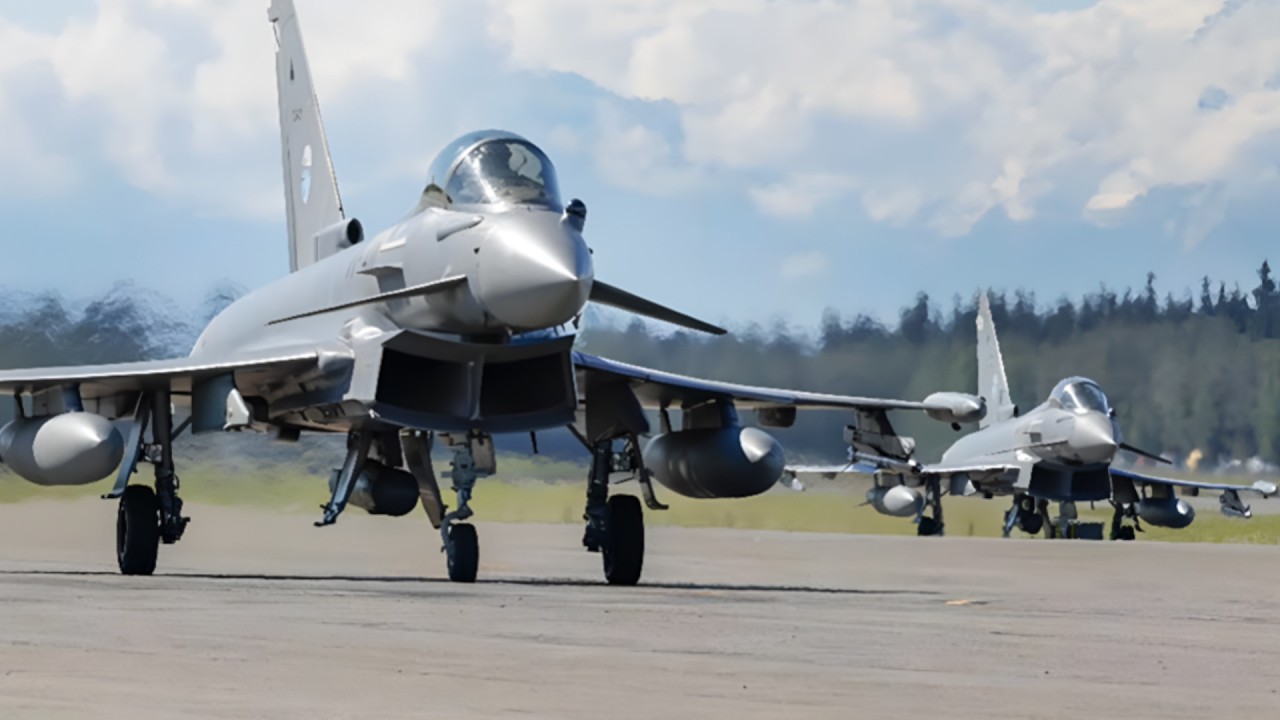 Romania Stunned as Massive Eurofighter Typhoons Deploy Under NATO Mission