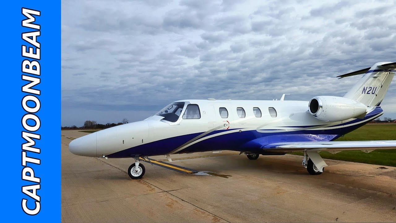 The Citation M2 in Heavy Rain Flying to Tampa, Fl