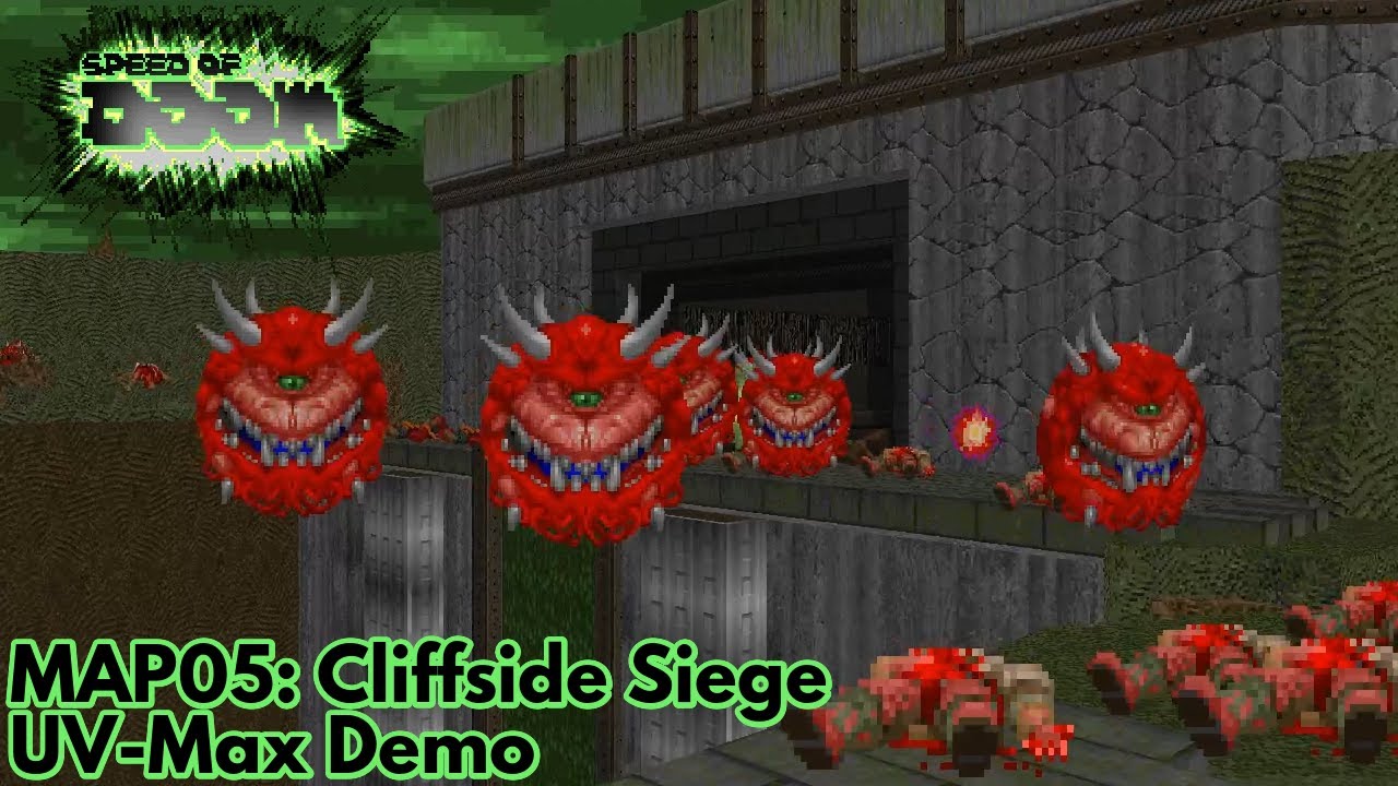 [Speed of Doom] MAP05: Cliffside Siege (UV-Max Demo)