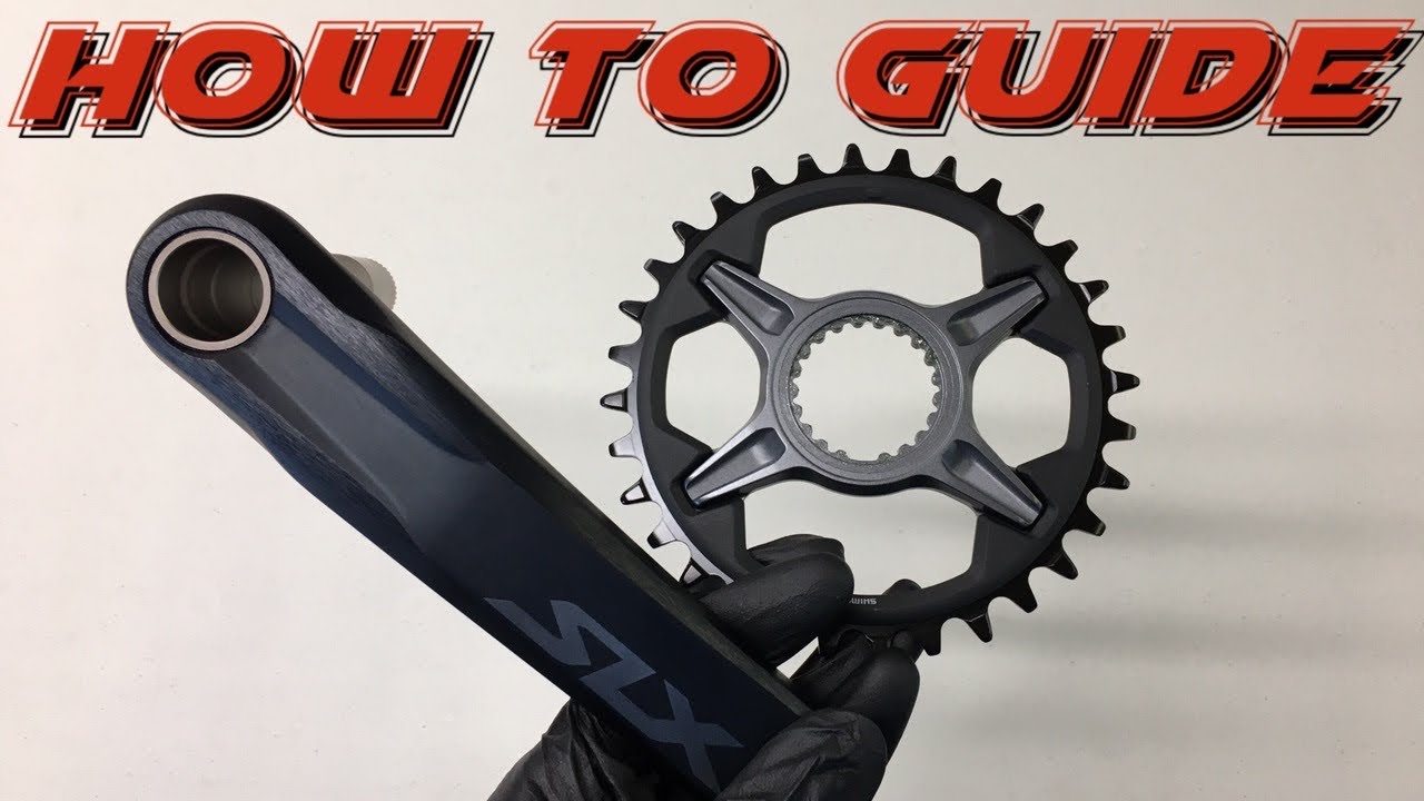 Замена передней звезды Shimano M7100 M8100 M9100 с прямым креплением