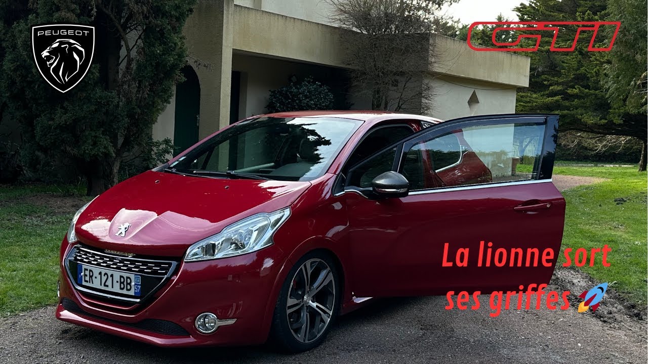 La lionne sort ses griffes 🏎️  Peugeot 208 GTI 2013 🚀