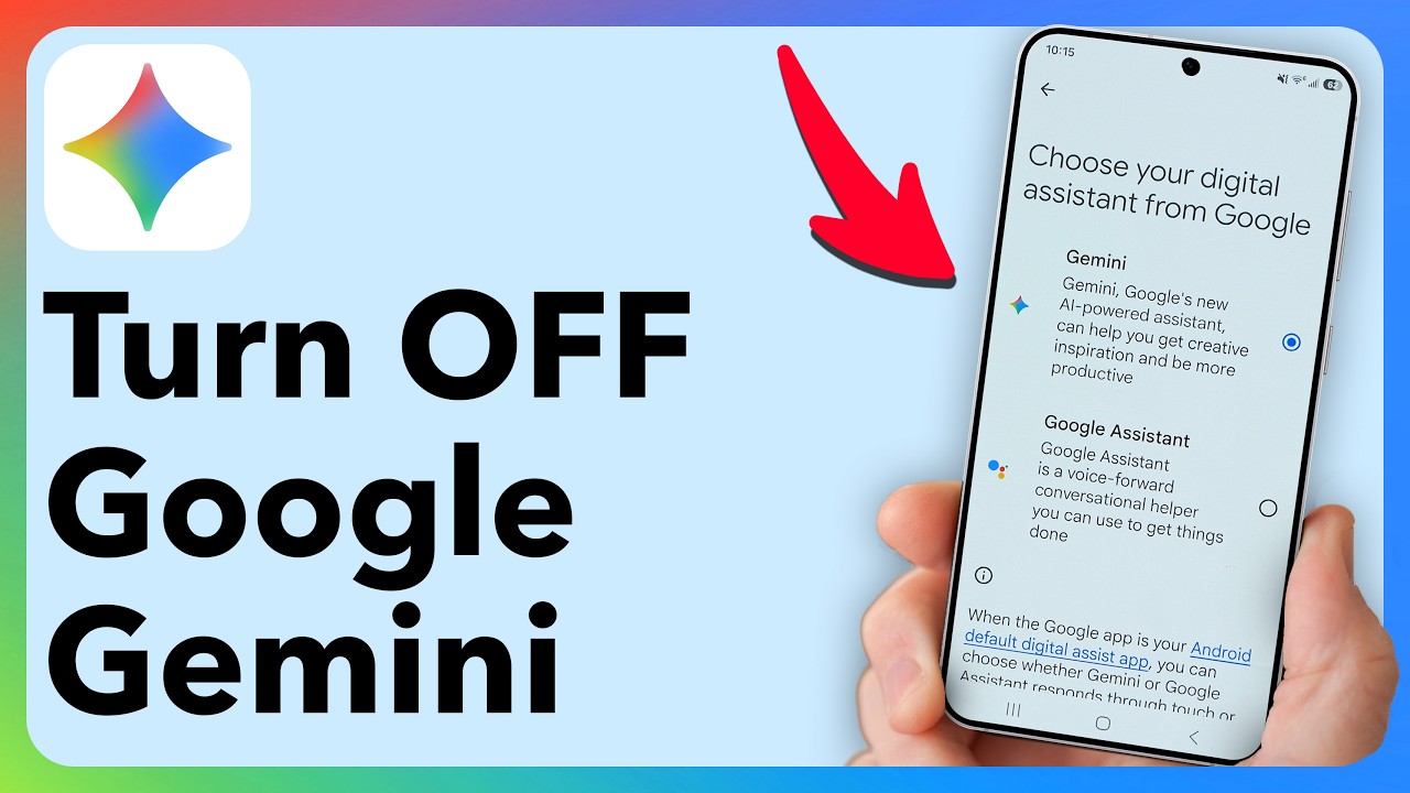 Как отключить Gemini на телефоне Samsung