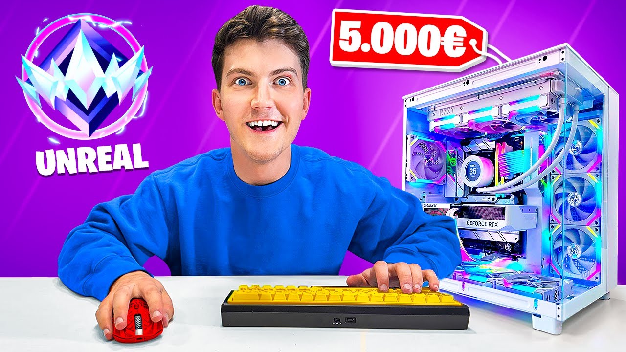J'ACHÈTE le PC le plus CHER pour jouer en RANKED sur FORTNITE ! (1.000+ FPS)