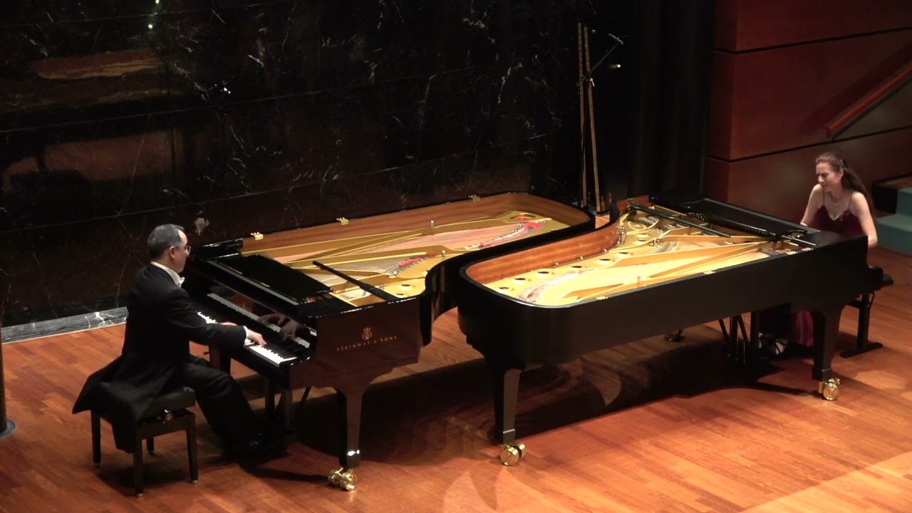 The Green Bough for two pianos by Irish female composer Joan Trimble. 