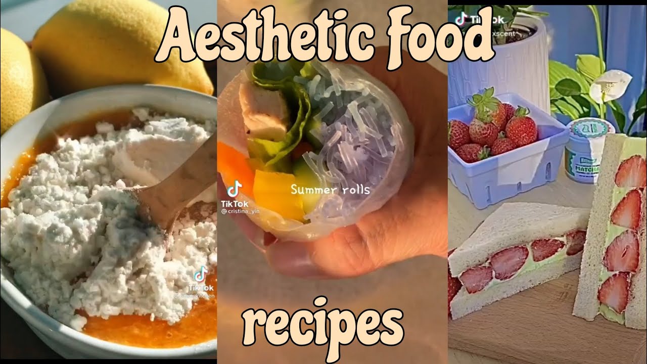 Aesthetic food recipes || compilation