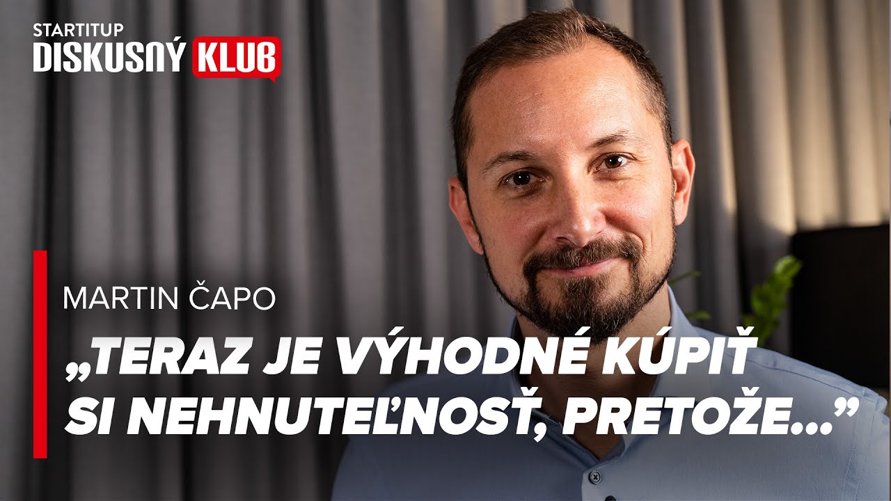 Realitný expert Čapo: Aj napriek drahším hypotékam vás dnes vyjde nehnuteľnosť lacnejšie