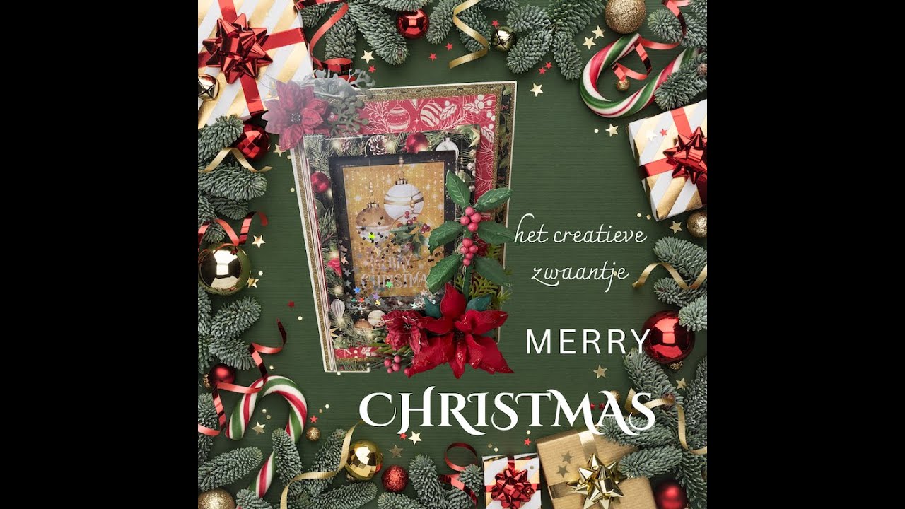 triple treat pop up kerst  card