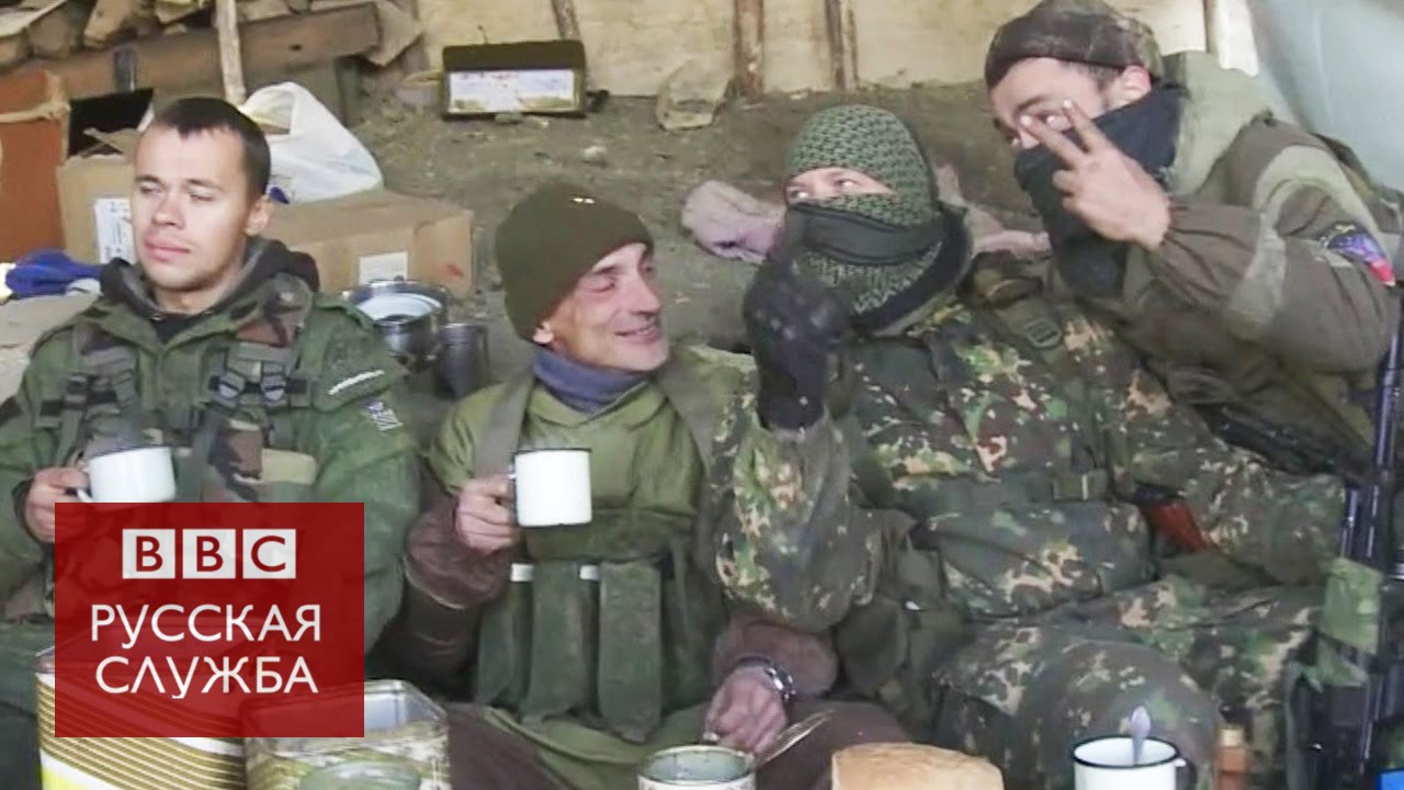 Украинские окопы: два бойца по разные стороны фронта - BBC Russian