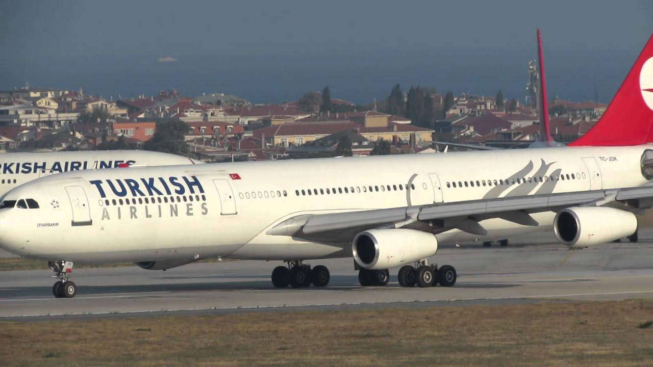 [DEDICATION] Turkish Airlines Airbus A340-311 TC-JDK Takeoff at Istanbul Ataturk Airport RWY 35R
