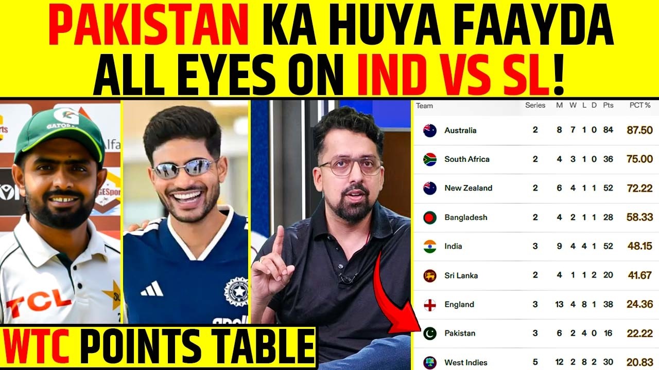 PAKISTAN KA HUYA FAAYDA🤔 ALL EYES ON INDIA VS SRI LANKA! 😍 #pakistancricket #babarazam #shubmangill
