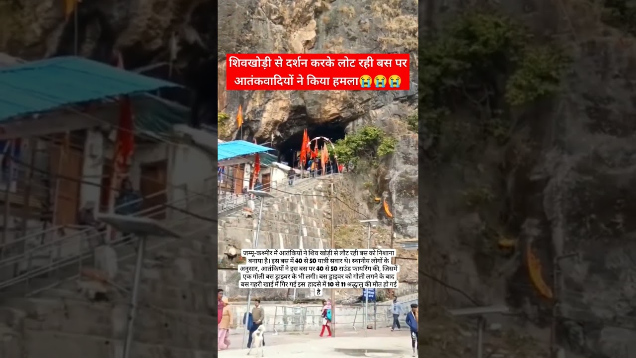 Vaishnodevi Bus attack #katra #vaishnodev #bhakti #viral #video