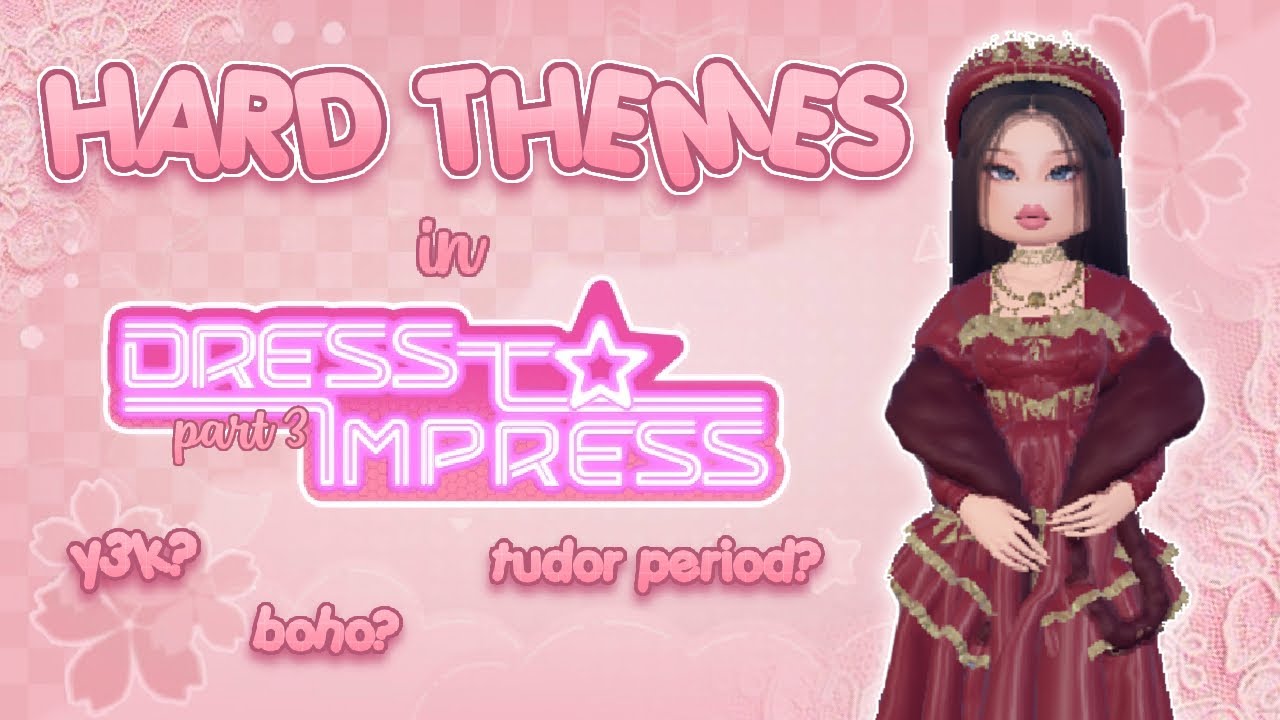 HARD THEME Outfits In DRESS to IMPRESS For YOU GUYS! NONVIP + VIP (Part 3! Y3K, BoHo, Tudor Period)