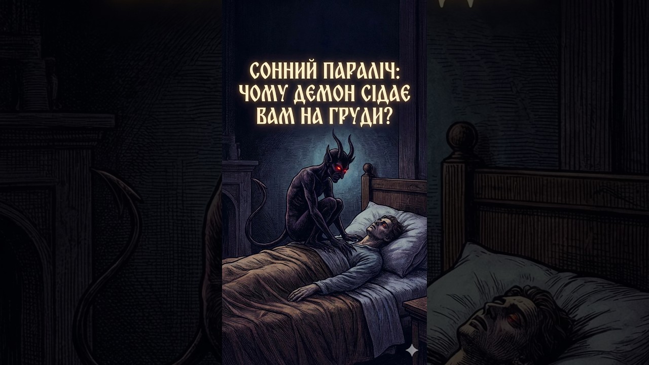 Сонний параліч: Чому демон сідає вам на груди?😲