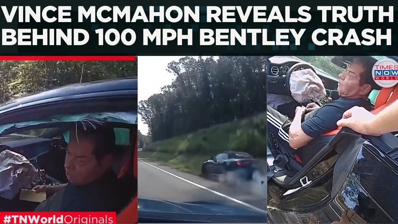 VINCE MCMAHON NEARLY Hits 115 MPH Before Highway Smash, Police Release Video | World News