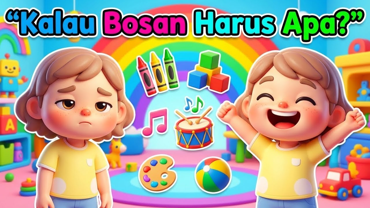Kalau Bosan Harus Apa? | Lagu Anak Edukatif | Luri & Nico