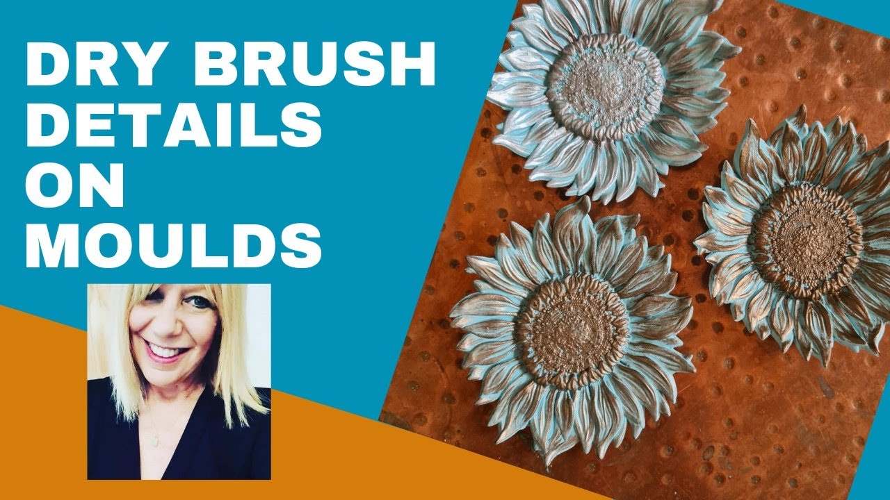 Using the dry brush technique to highlight mould details 