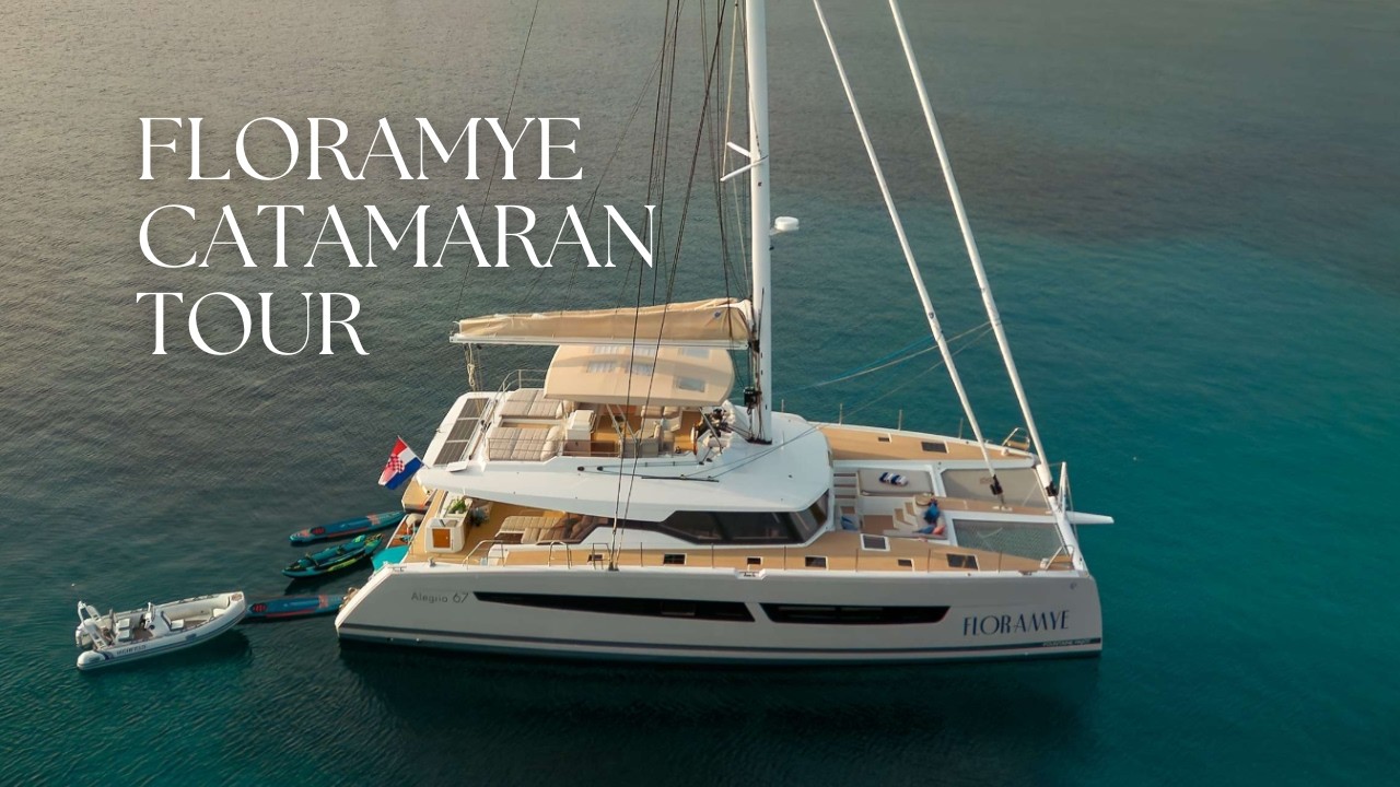 Inside FLORAMYE: A Brand-New 66’ Luxury Catamaran in Croatia