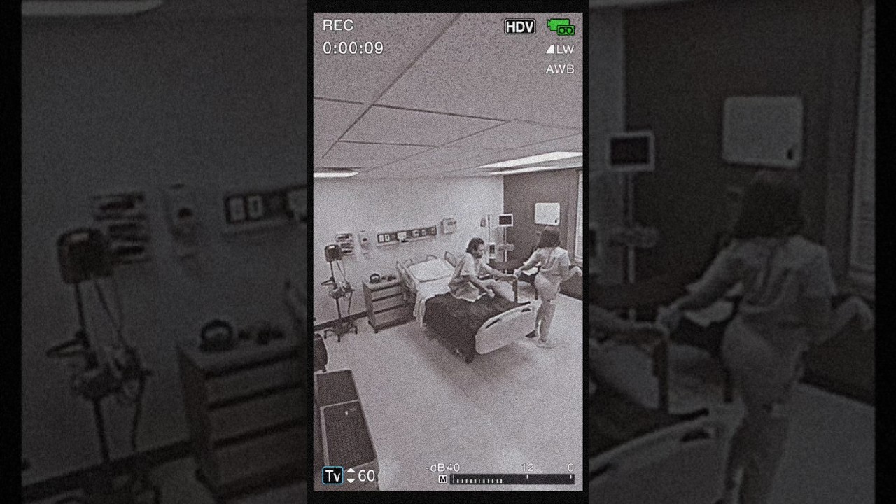 Why did she wake him like that? #nurse #camera #surveillance #cctv #caught