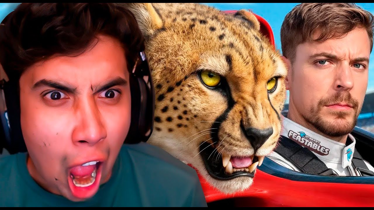 REACCION A ¡El Auto Más Rápido Del Mundo Vs Cheetah! 🐆