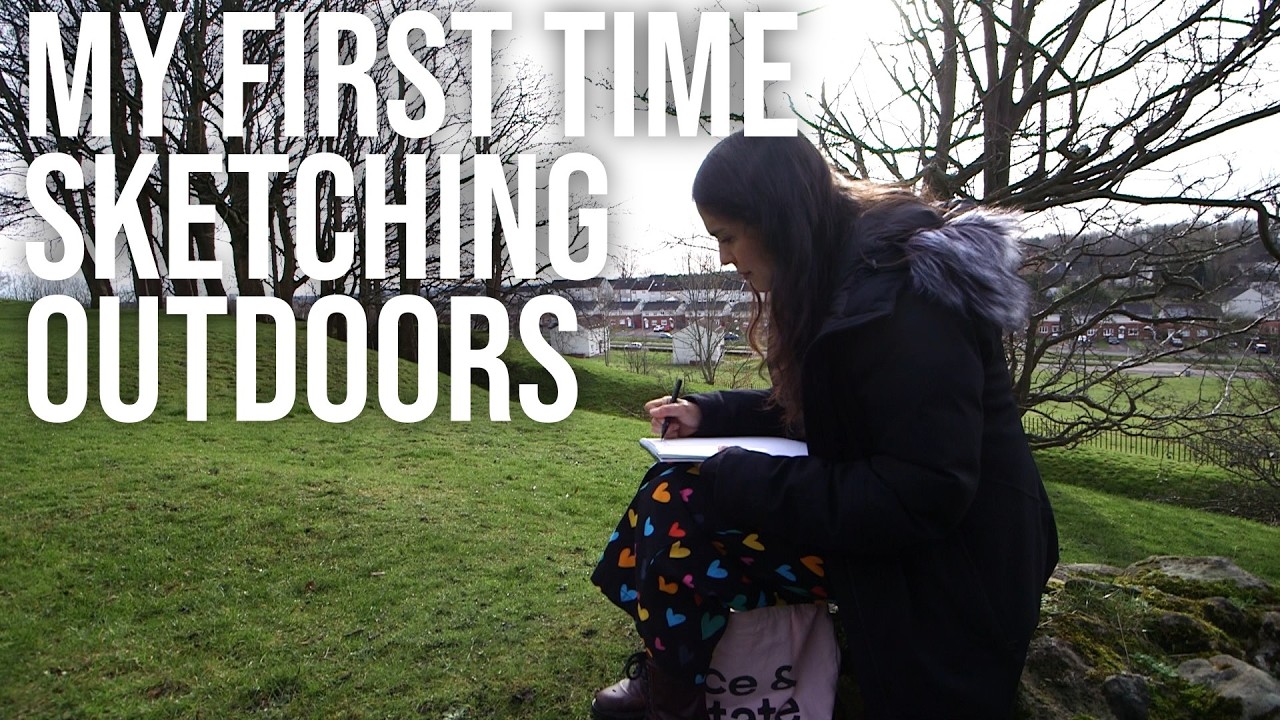 Sketching at Crookston Castle & Finding Belonging Through Art