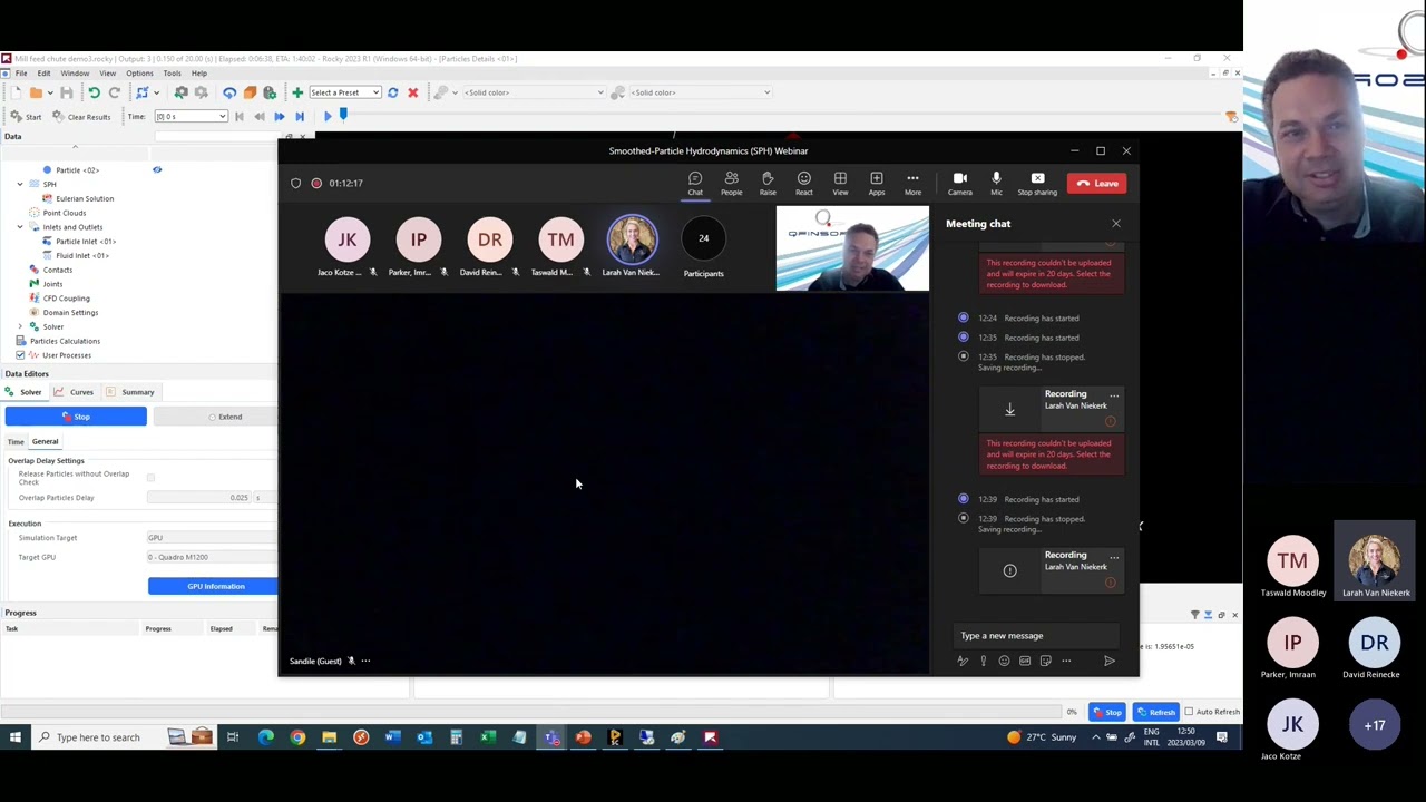 Smoothed Particle Hydrodynamics SPH Webinar