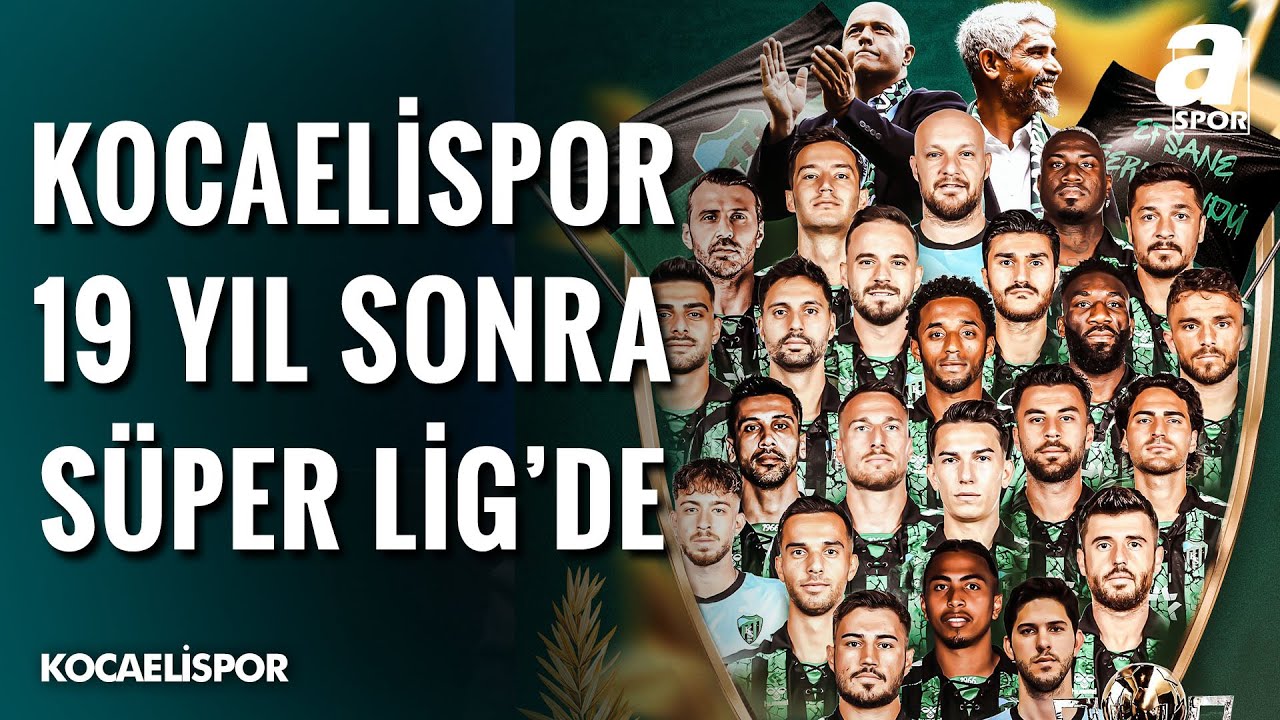 Kocaelispor 16 Yıl Sonra Süper Lig'de! Kocaelispor Başkanı Recep Durul Açıklamalarda Bulundu