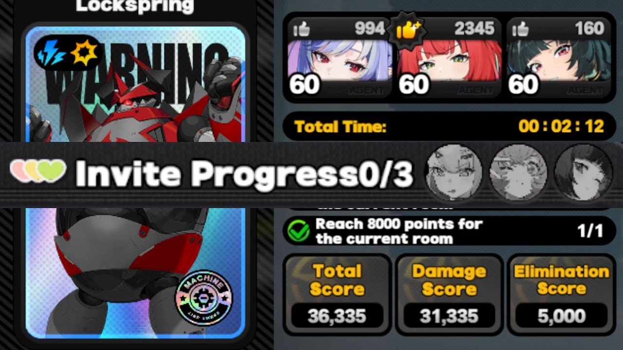 Lockspring vs Vivian/Yuzuha/Astra 36k (ZZZ Shiyu Defense 5 2.6.3)