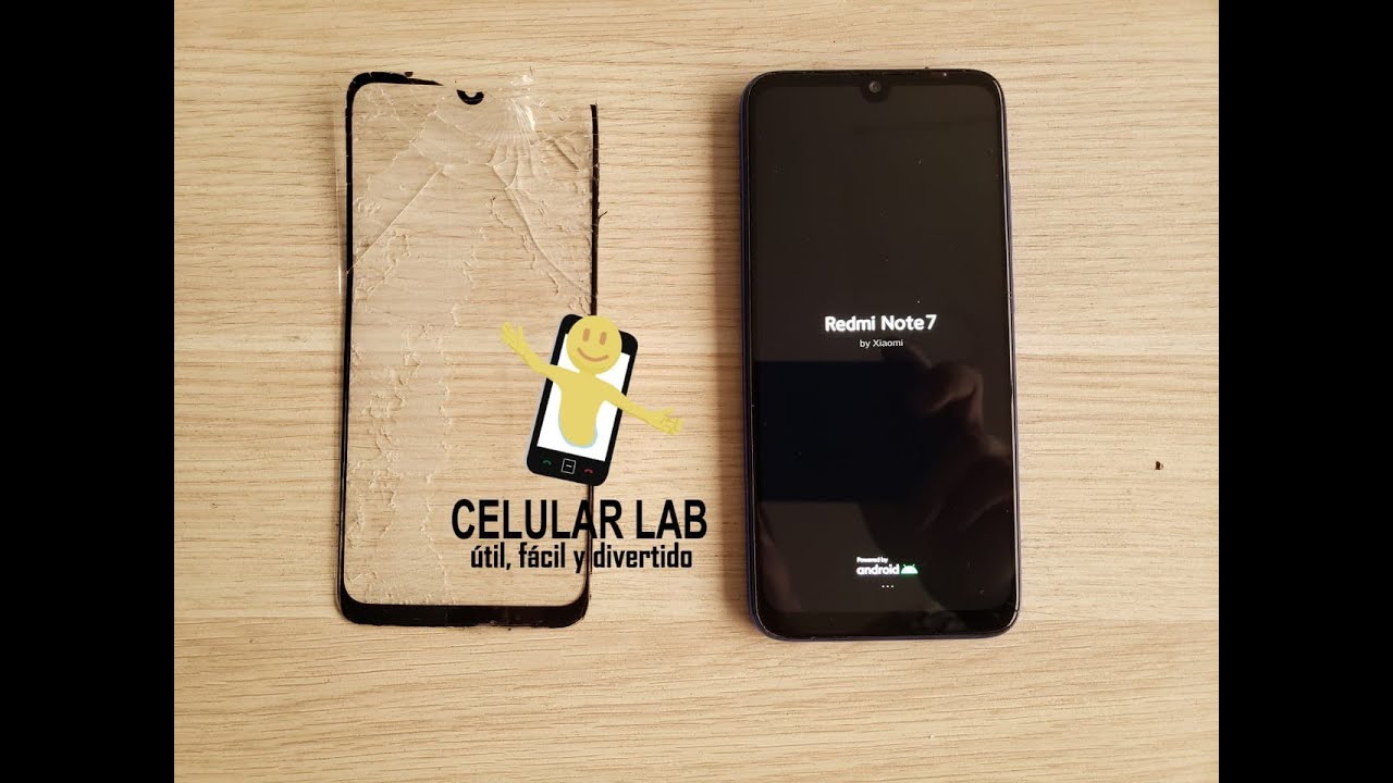 Cambio de pantalla visor Xiaomi redmi note 7