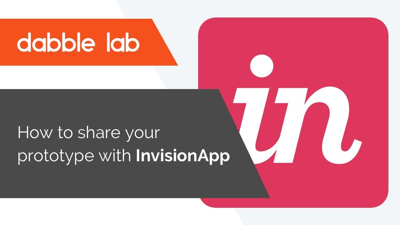 Как поделиться своим прототипом с InvisionApp &mdash; Dabble Lab #8