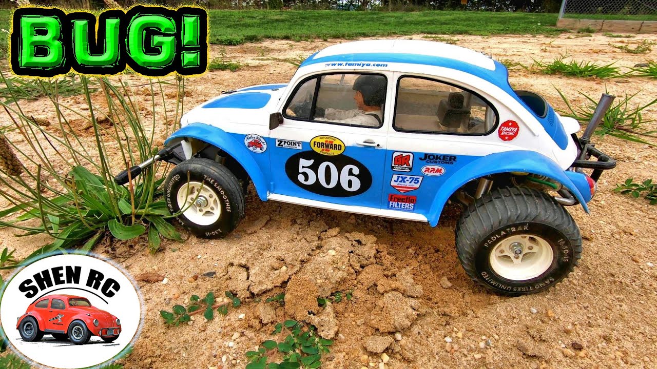 Tamiya sand scorcher VW BUG test run