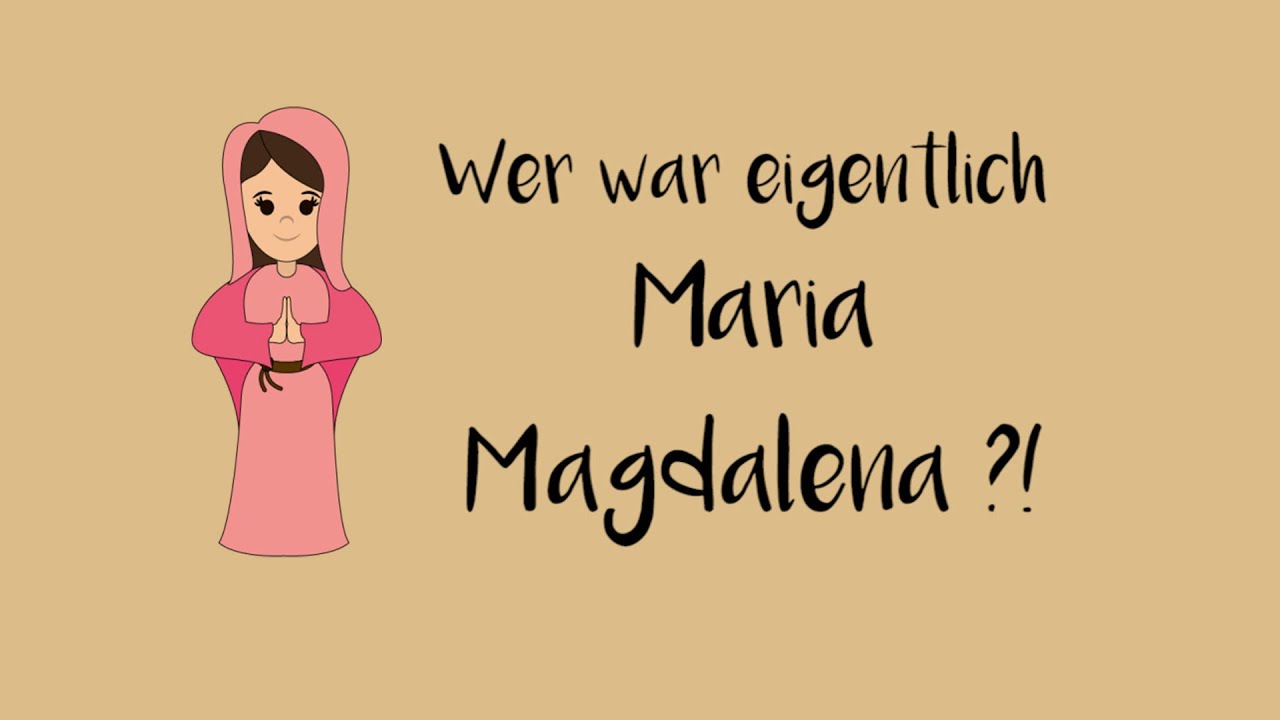 Maria Magdalena kurz erklärt. Heiligenportrait.