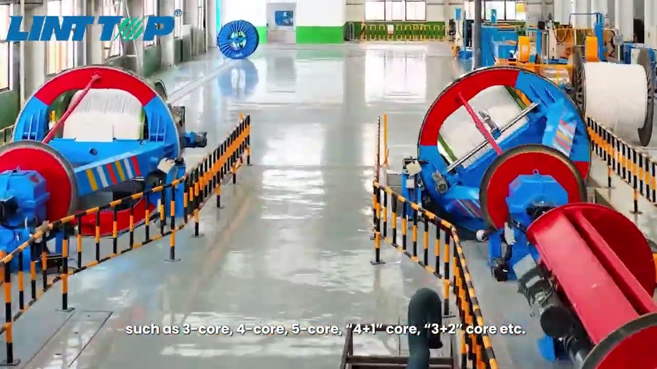 #Linttop Drum Twister: Innovation for Advanced Cable Manufacturing ⚙️ #DrumTwister #cablemachine