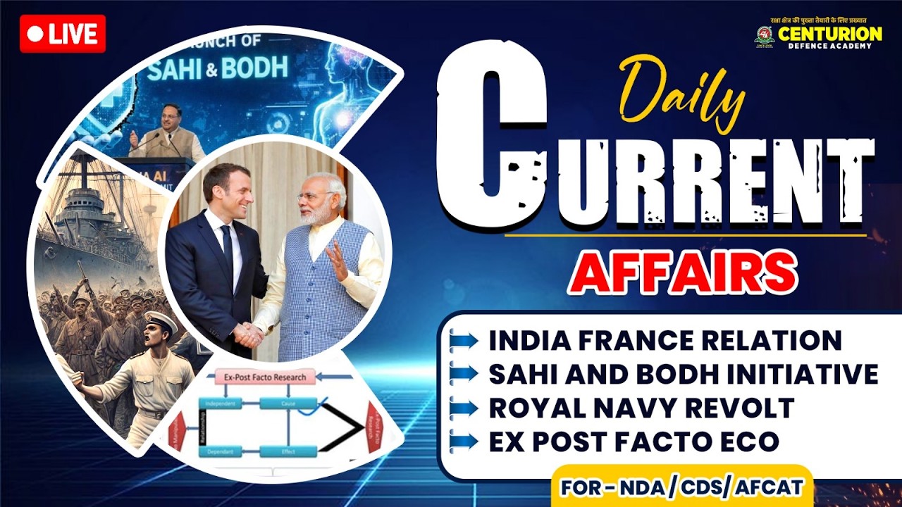 19th February 2026 Current Affairs | Daily Current Affairs Important Question for NDA/CDS/AFCAT