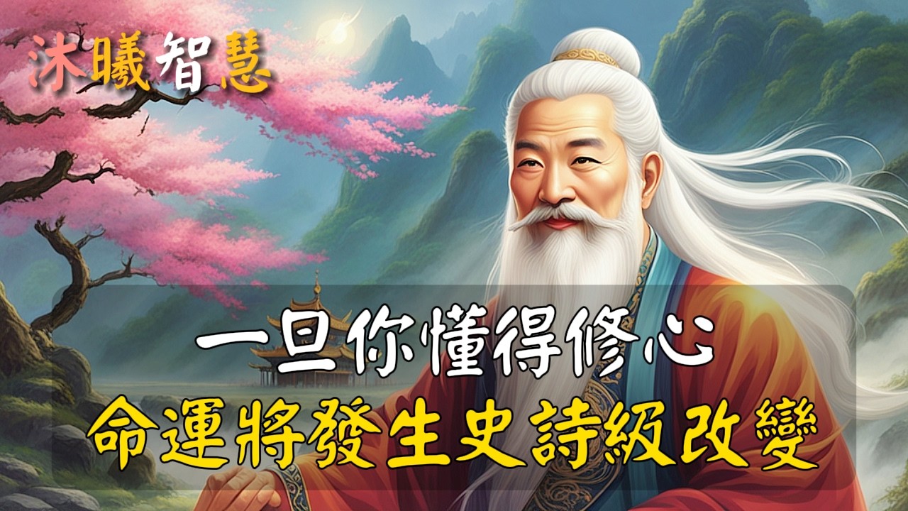 厲害的人都在修心，越修心越好命，王陽明：欲成大事，必先修心！#沐曦智慧 #12z06