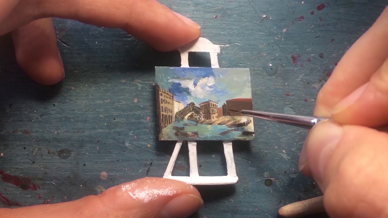 Venice in miniature after Canaletto