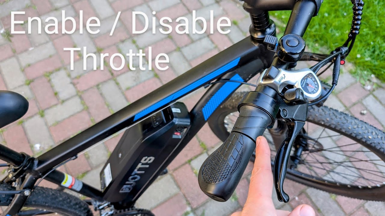 Duotts C29 Throttle - How to Enable or Disable Throttle
