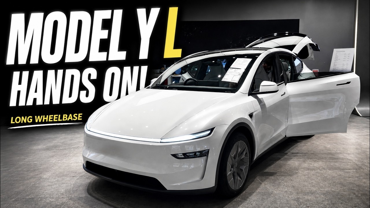 Я наконец-то увидел Tesla Model Y L 2026 года вживую