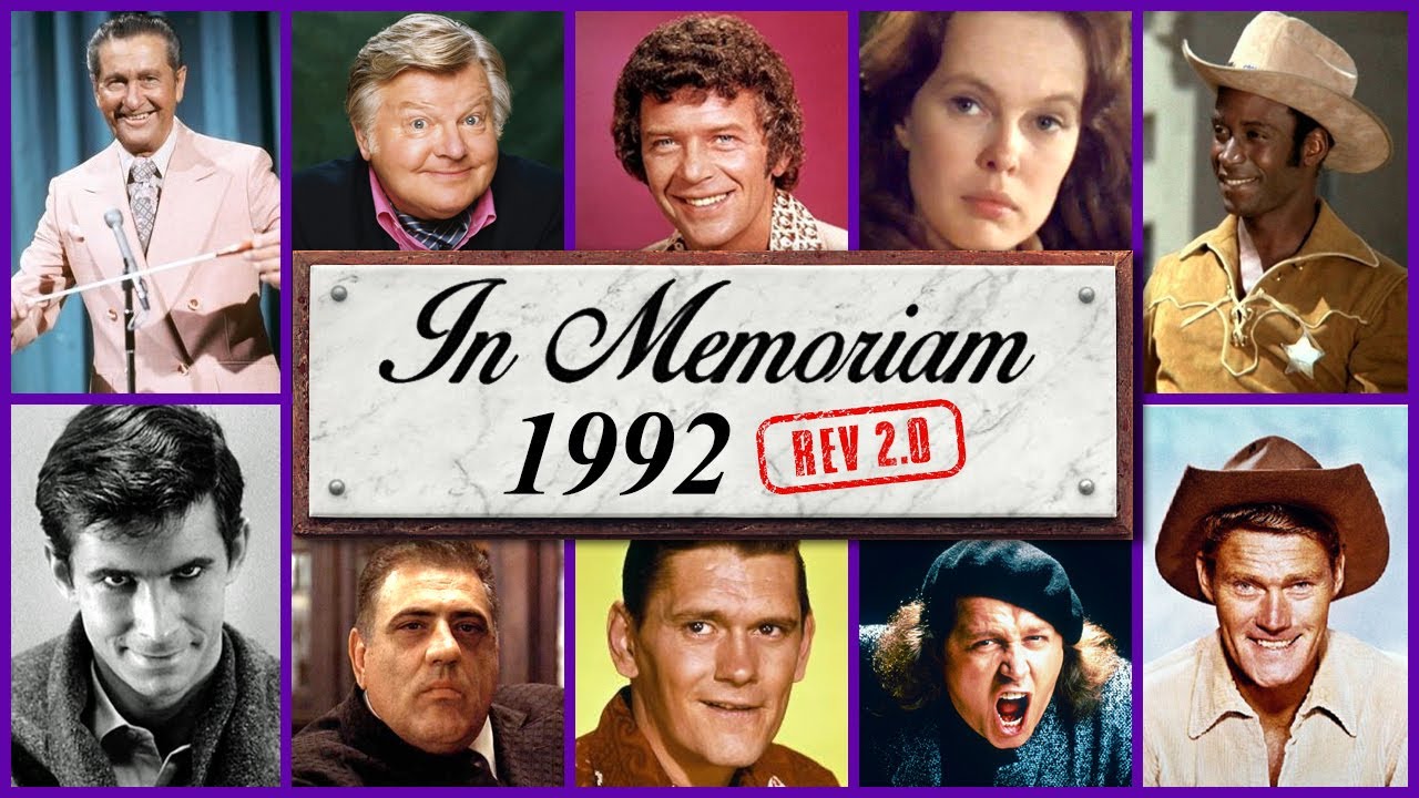 In Memoriam 1992: Famous Faces We Lost in 1992 rev2
