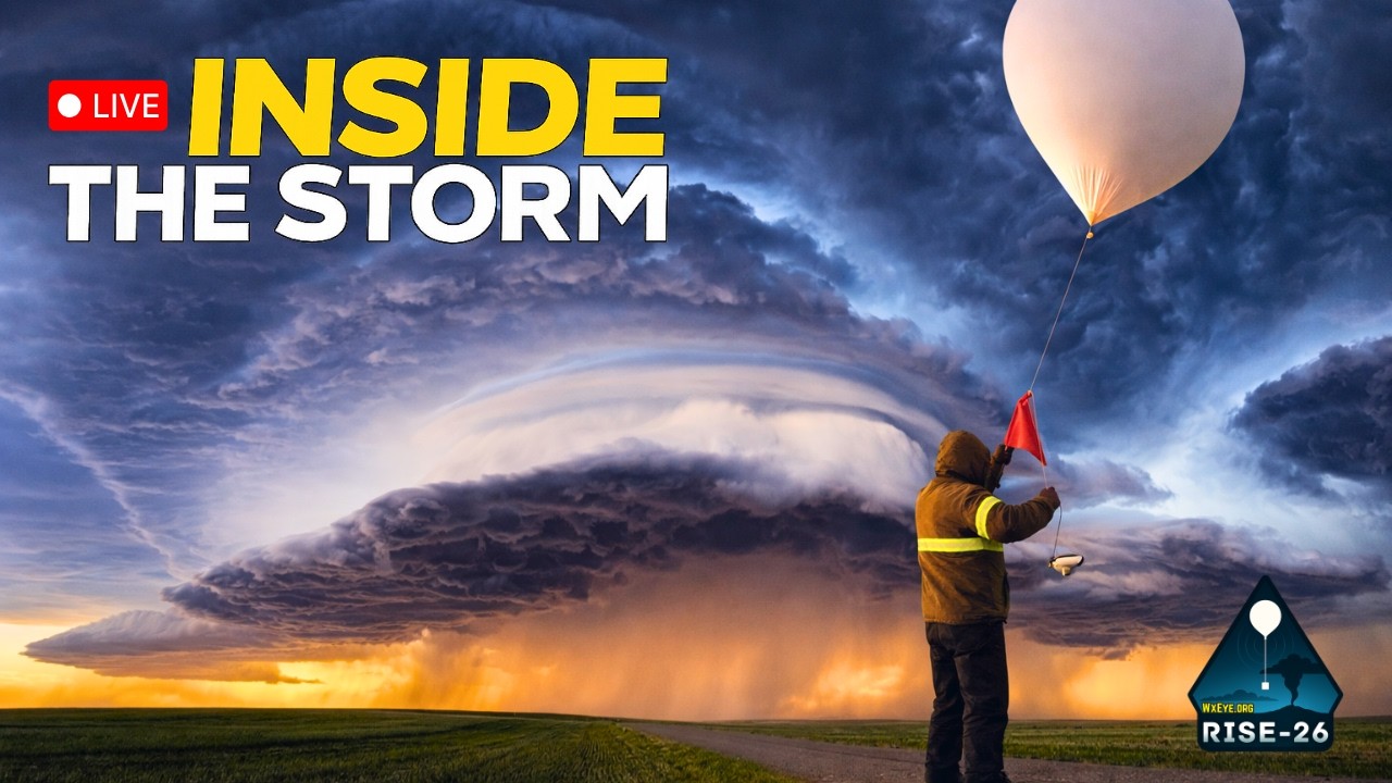 🌪️LIVE: Highest Tornado Risk in Months! Real-Time Sounding Data Streaming NOW - Live Storm Chaser