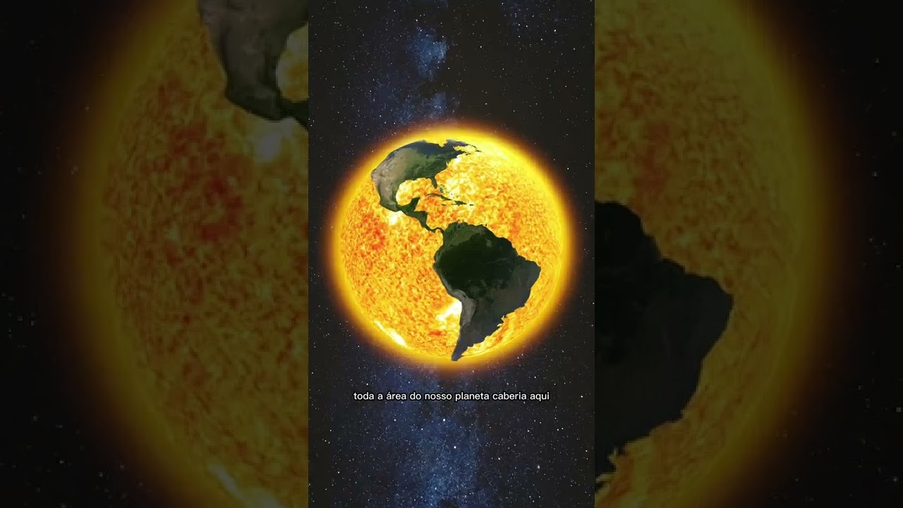 Essa &eacute; para voc&ecirc; ter uma ideia do tamanho do Sol