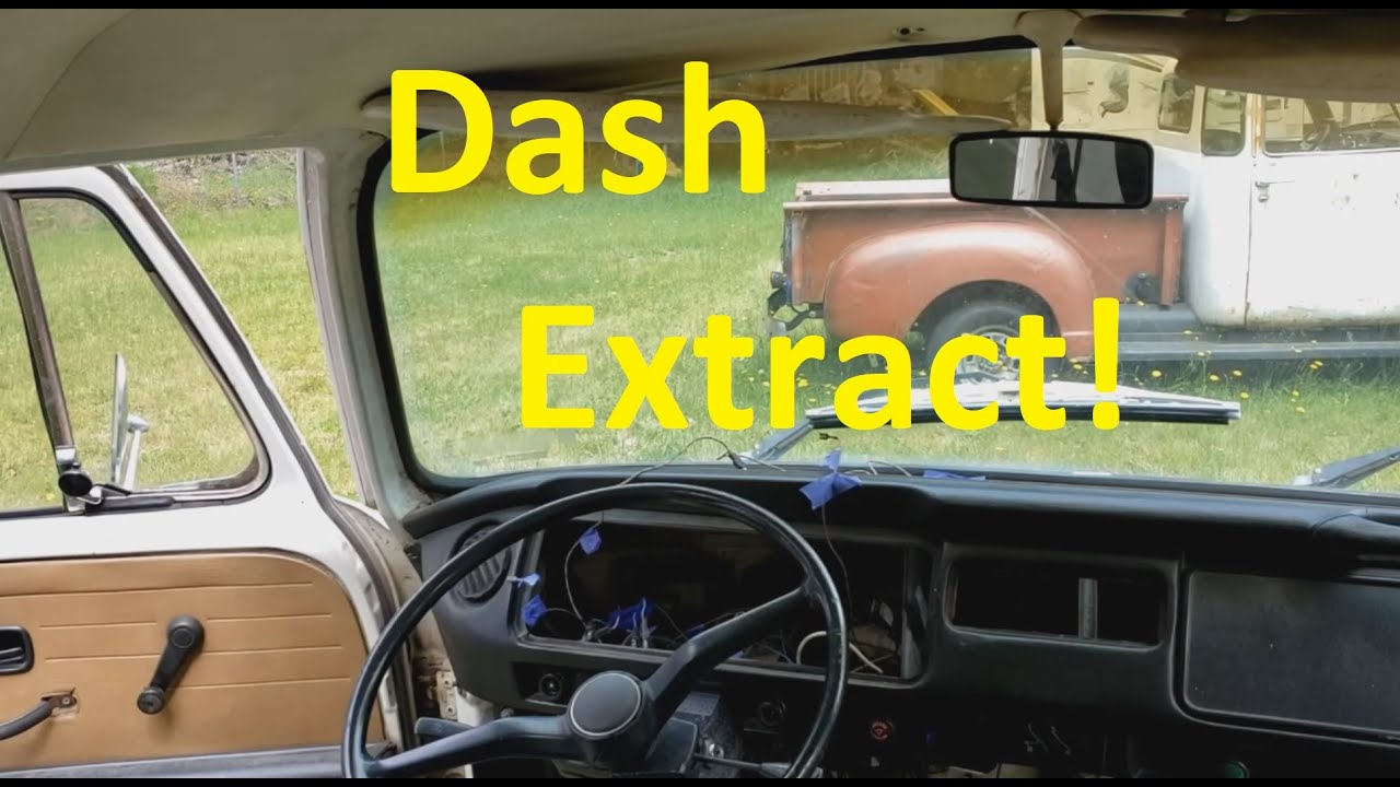 ep17 Bishops Garage - 74 VW T2 Bus dash removal