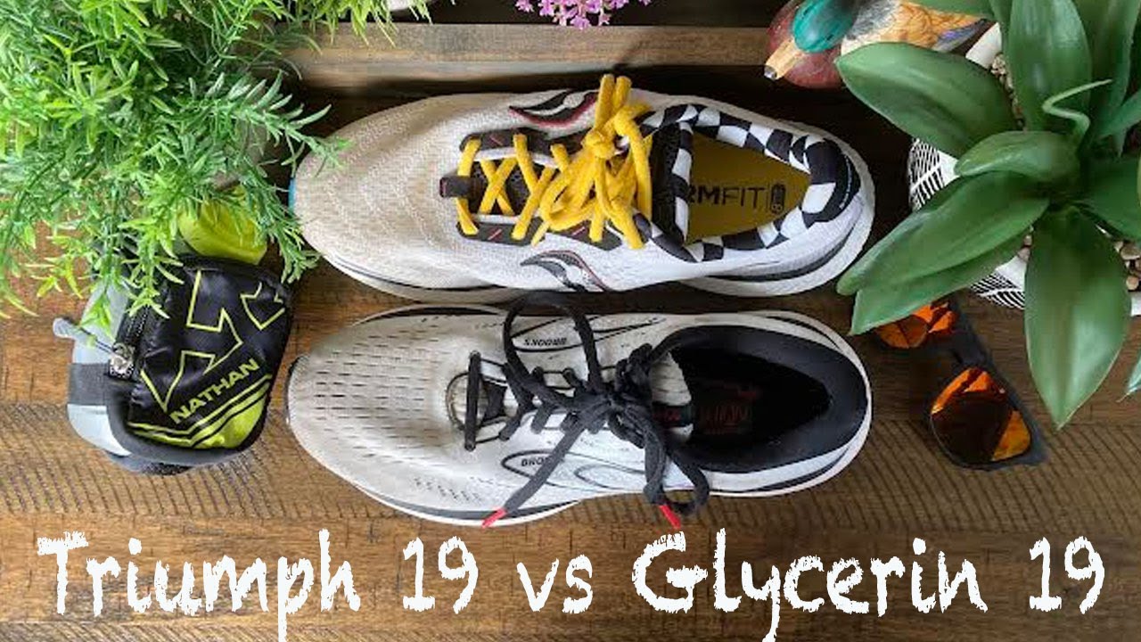 Saucony Triumph 19 vs Brooks Glycerin 19 | Max Cushion Daily Trainer Comparison