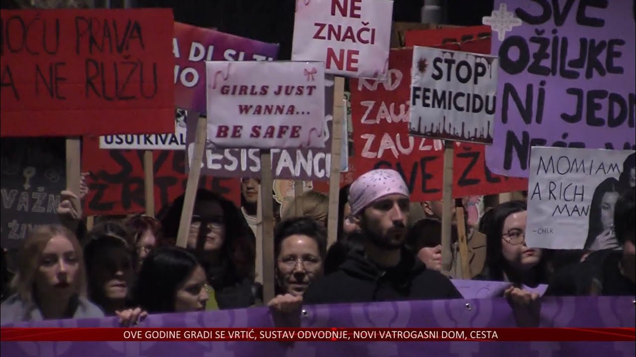 Osijek glasno i solidarno obilježio Dan žena – zakonski okvir postoji, a provedba često izostaje