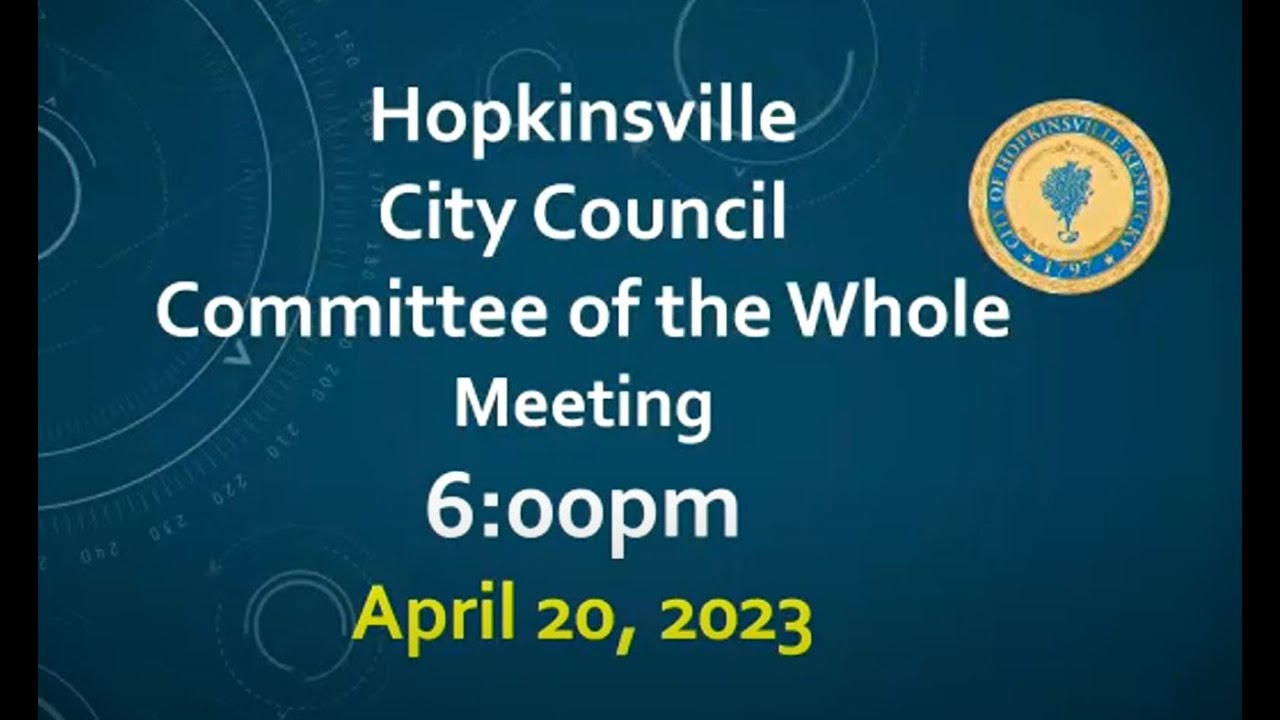 Hopkinsville City Council Committee of the Whole