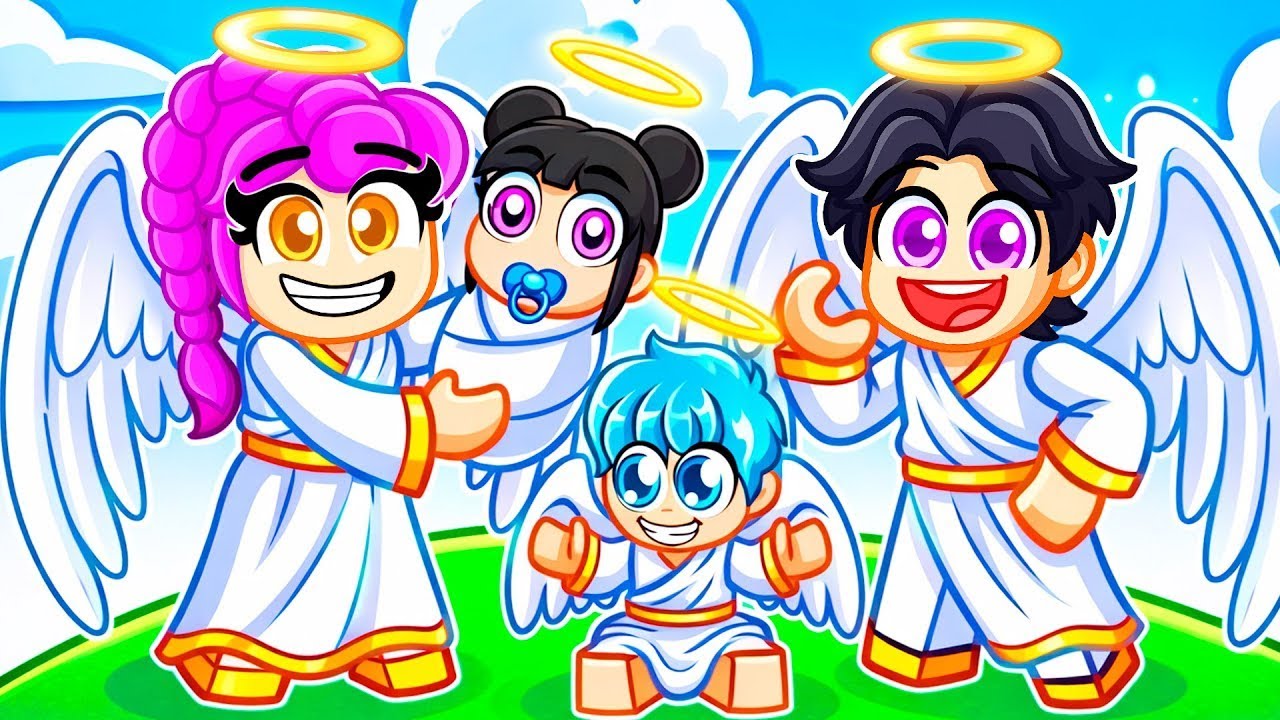 RUMI E JINU tem uma FAMILIA DE ANJOS KPOP! (Kpop Demon Hunters)