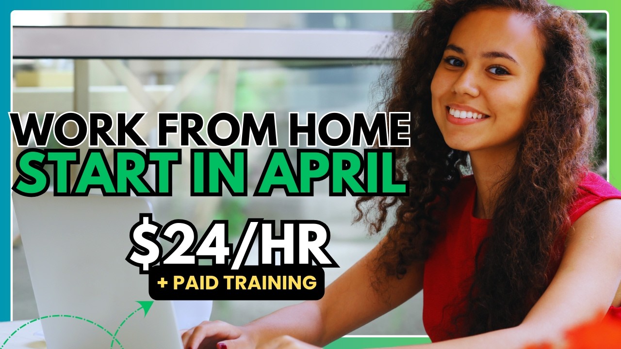 🔥4 Remote Jobs Hiring Now and Starting in April + Night Shift Option! | Work From Home Jobs 2026