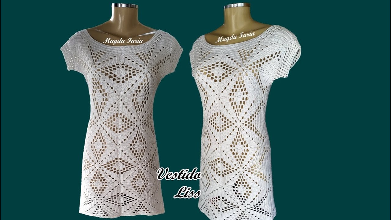 ❤LANÇAMENTO  ❤ 1ª PARTE ❤ Vestido Liss #semprecirculo #dicasquetodacrocheteiradeveriasaber